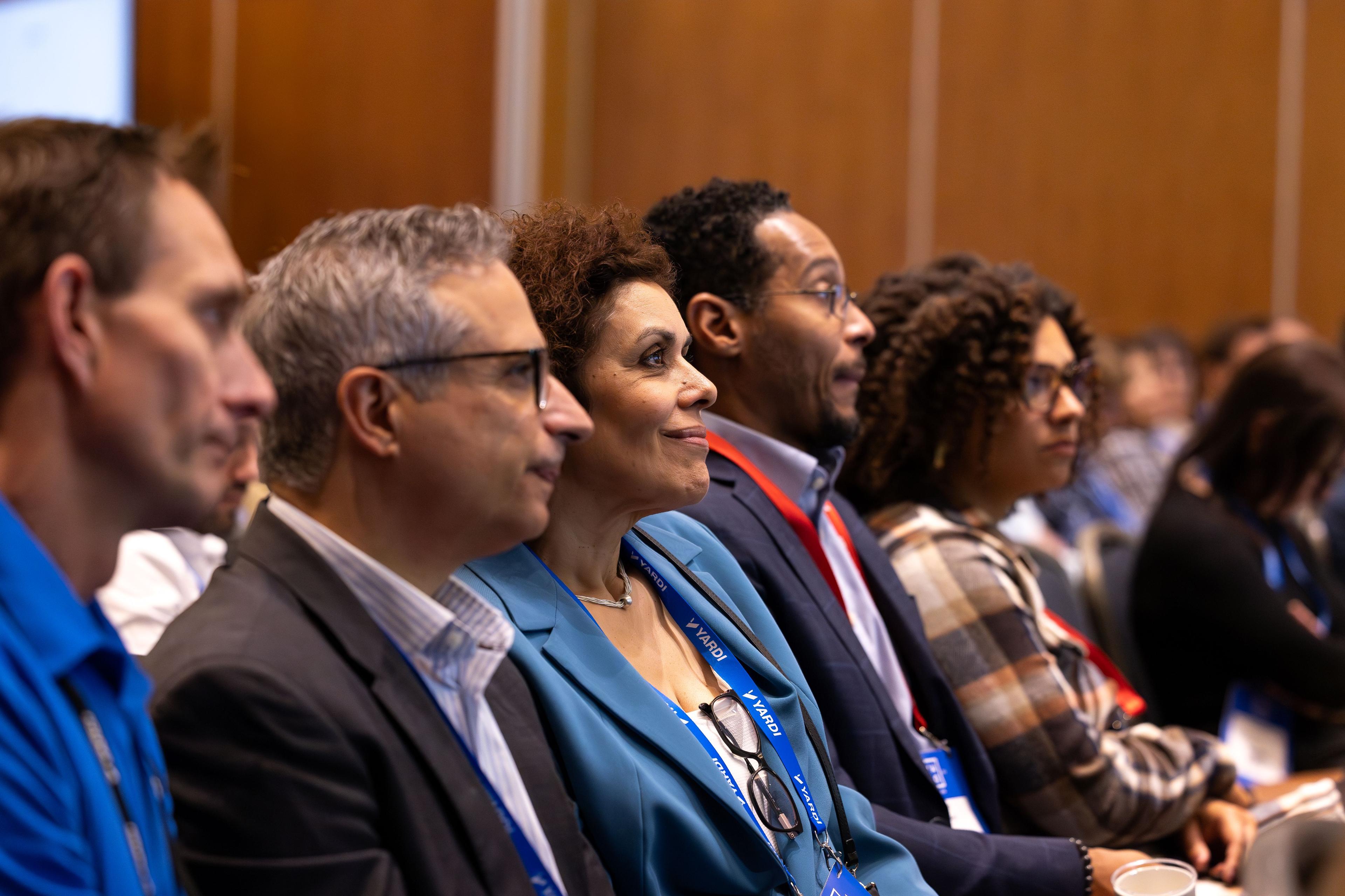 People at event