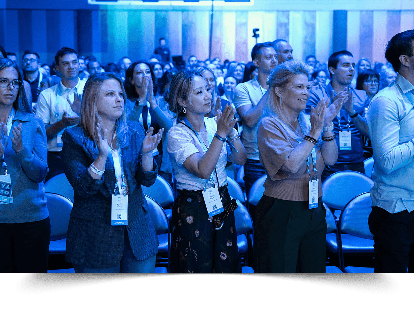 People at event